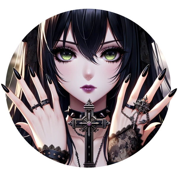 Gothic | Finde dein Style Gothic 5 Sandra Gotha die Gothic ein Kreuz trägt