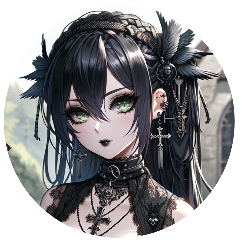 Gothic | Finde dein Style Gothic 6 Sandra Gotha die Gothic Accessoire trägt