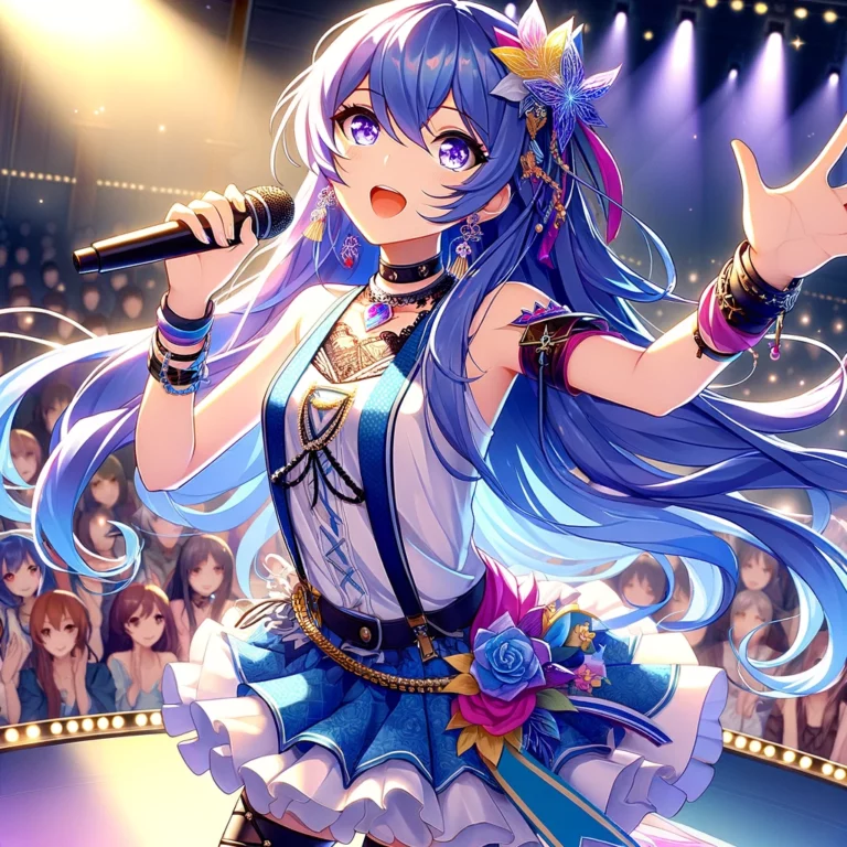 Yuna Satoba eine 17 Jährige Idol Sängerin die mit ihrer Stimme Leute Inspiriert.